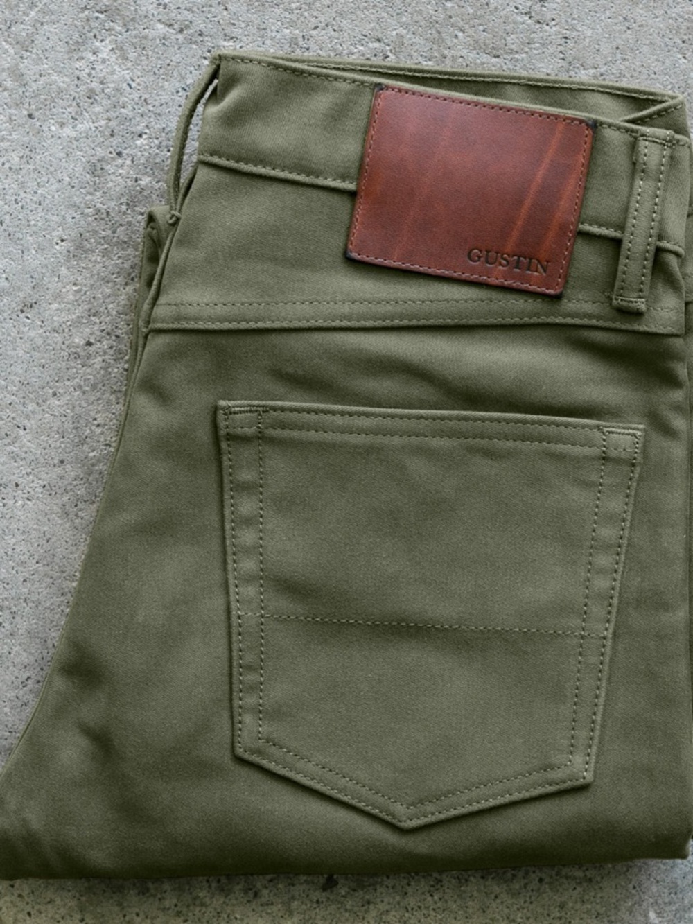 Gustin Japan Heavy Moleskin Slim Straight Jeans